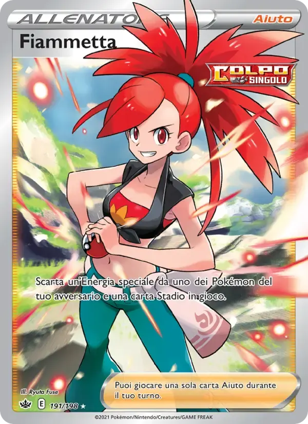 Fiammetta — Regno Glaciale 191 Italian Pokémon card