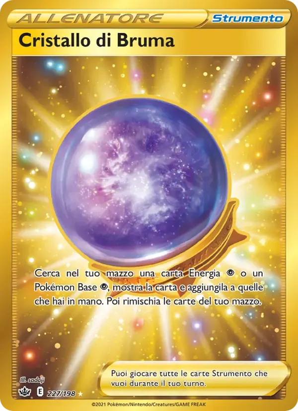 Cristallo di Bruma — Regno Glaciale 227 Italian Pokémon card