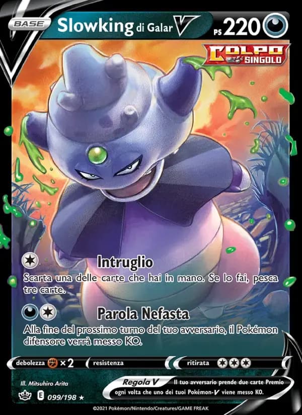 Slowking di Galar V — Regno Glaciale 99 Italian Pokémon card