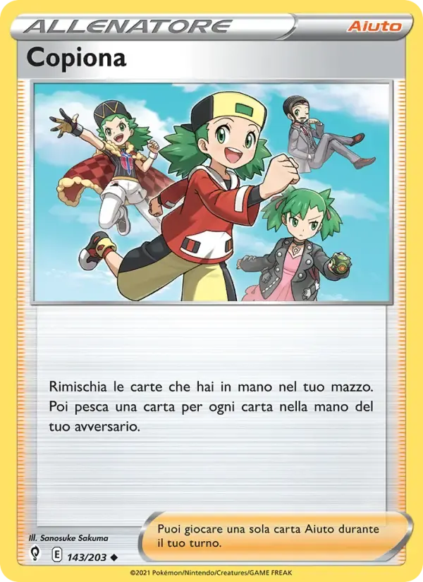 Copiona — Evoluzioni Eteree 143 Italian Pokémon card