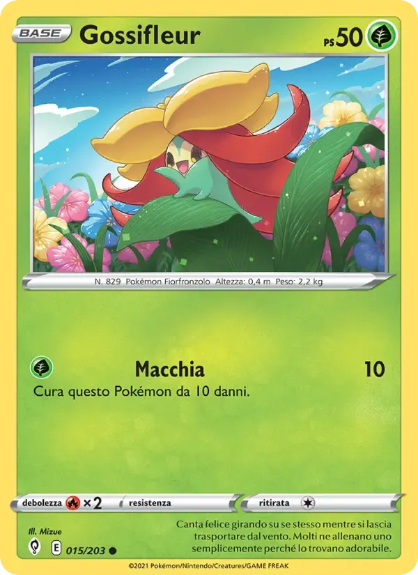 Gossifleur — Evoluzioni Eteree 15 Italian Pokémon card