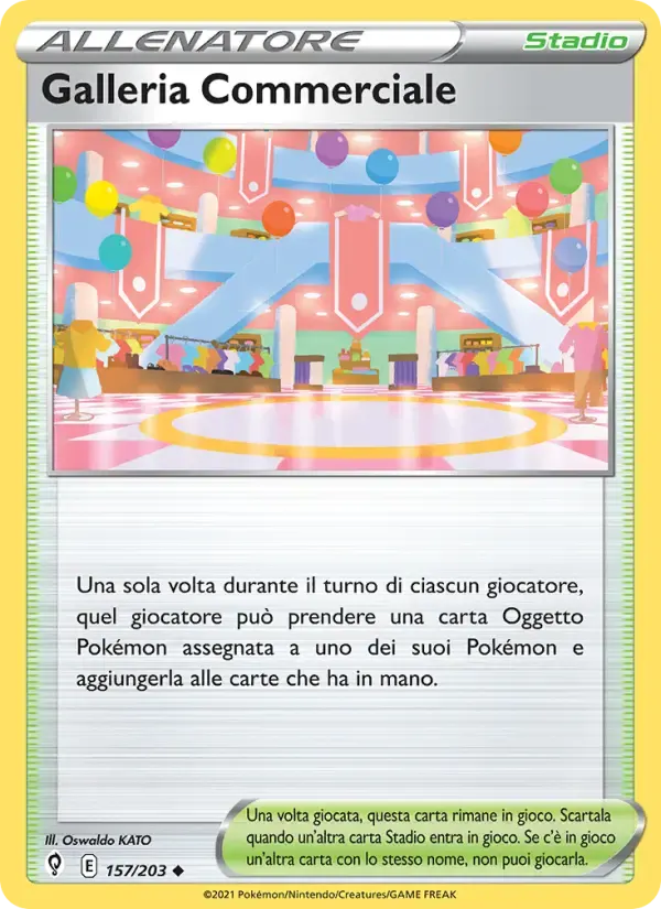 Galleria Commerciale — Evoluzioni Eteree 157 Italian Pokémon card