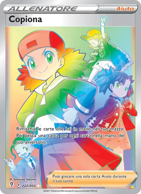 Copiona — Evoluzioni Eteree 222 Italian Pokémon card