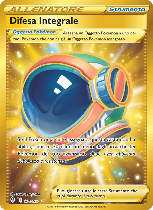 Difesa Integrale — Evoluzioni Eteree 231 Italian Pokémon card