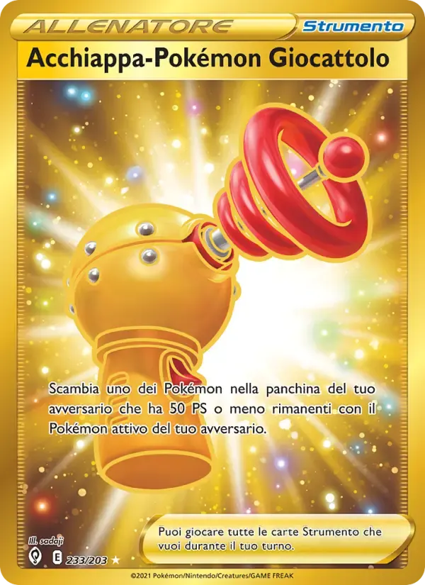 Acchiappa-Pokémon Giocattolo — Evoluzioni Eteree 233 Italian Pokémon card