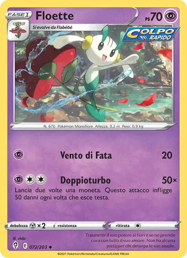 Floette — Evoluzioni Eteree 72 Italian Pokémon card