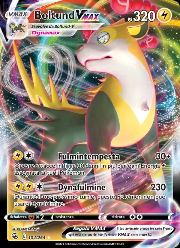 Boltund VMAX — Colpo Fusione 104 Italian Pokémon card