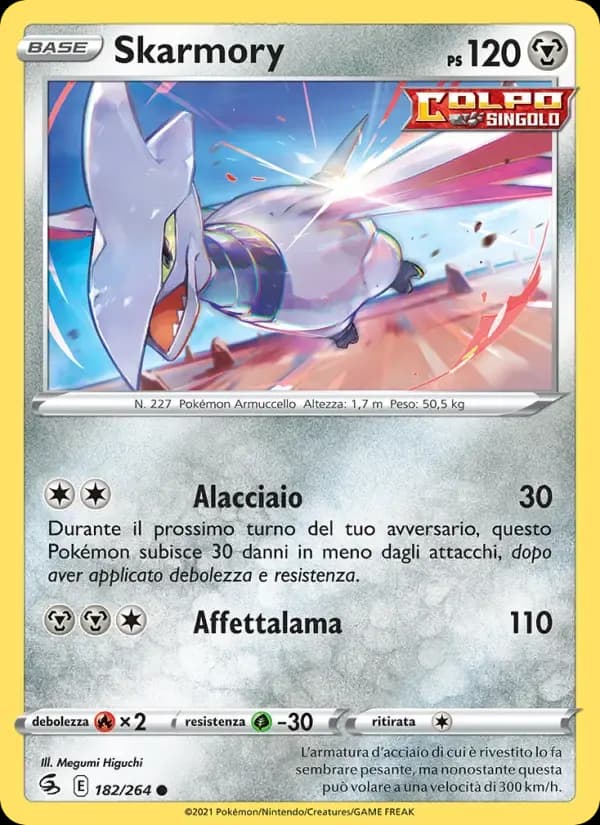 Skarmory — Colpo Fusione 182 Italian Pokémon card