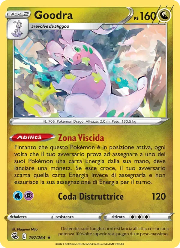 Goodra — Colpo Fusione 197 Italian Pokémon card
