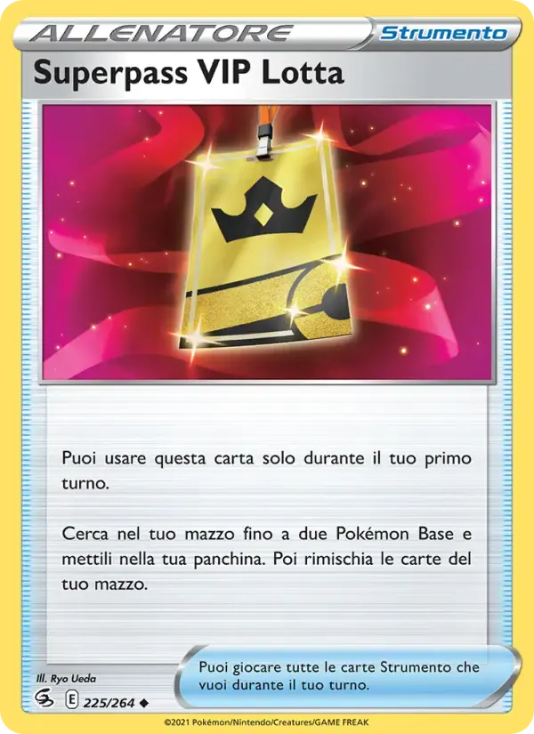 Superpass VIP Lotta — Colpo Fusione 225 Italian Pokémon card