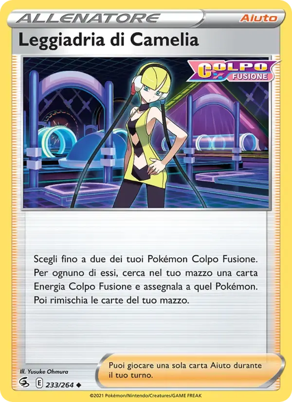 Leggiadria di Camelia — Colpo Fusione 233 Italian Pokémon card