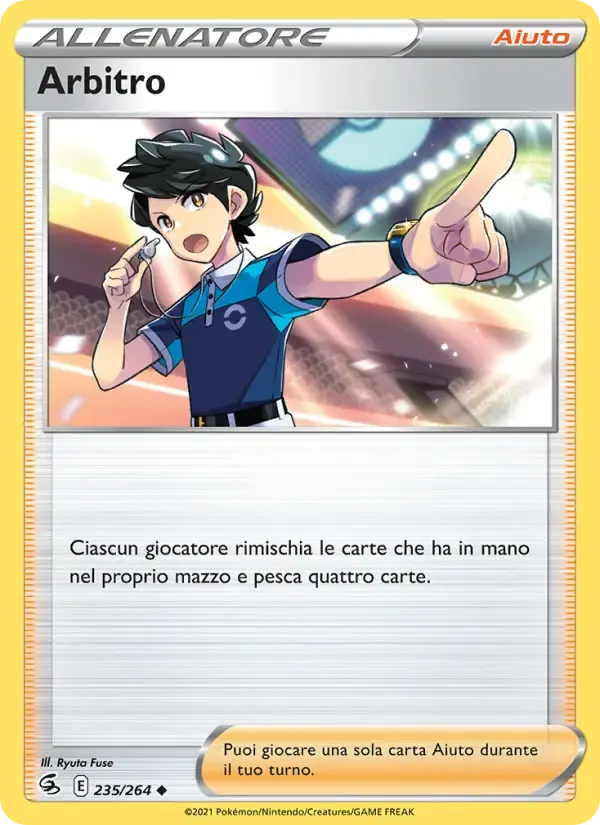 Arbitro — Colpo Fusione 235 Italian Pokémon card