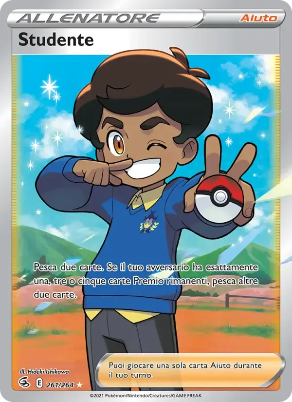 Studente — Colpo Fusione 261 Italian Pokémon card