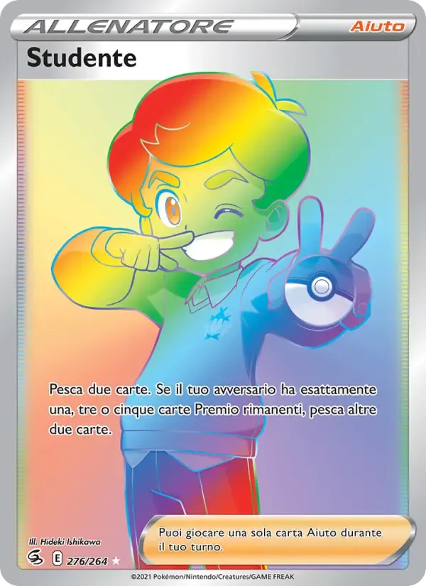 Studente — Colpo Fusione 276 Italian Pokémon card