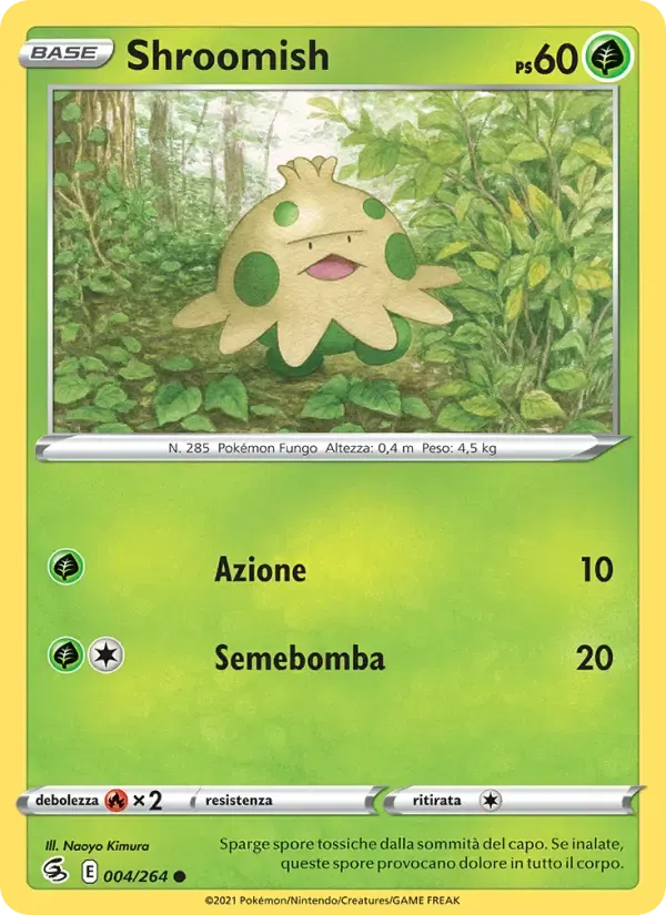 Shroomish — Colpo Fusione 4 Italian Pokémon card