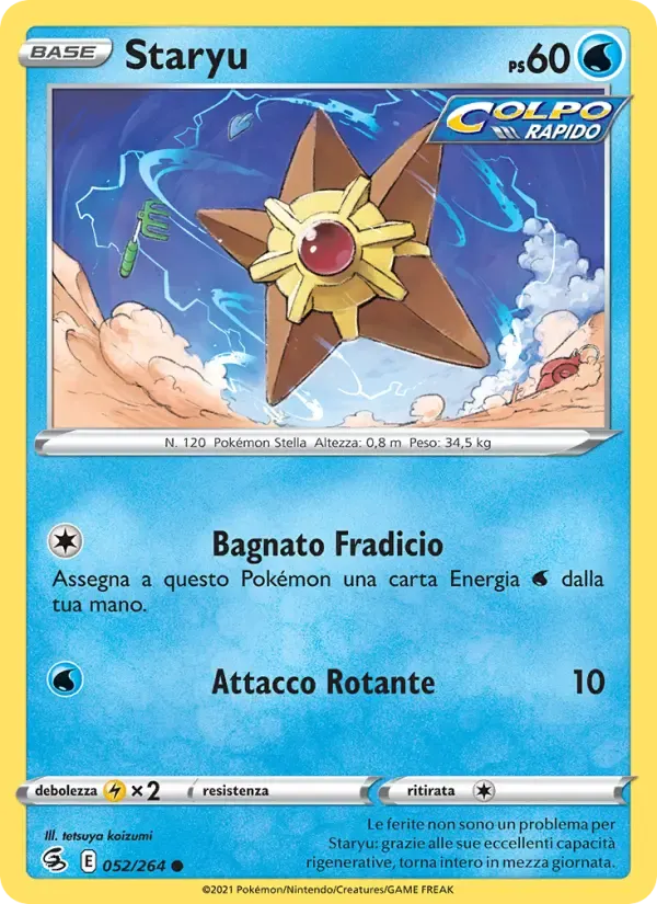 Staryu — Colpo Fusione 52 Italian Pokémon card