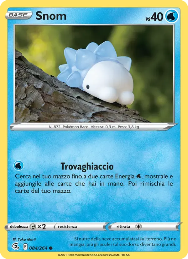 Snom — Colpo Fusione 84 Italian Pokémon card