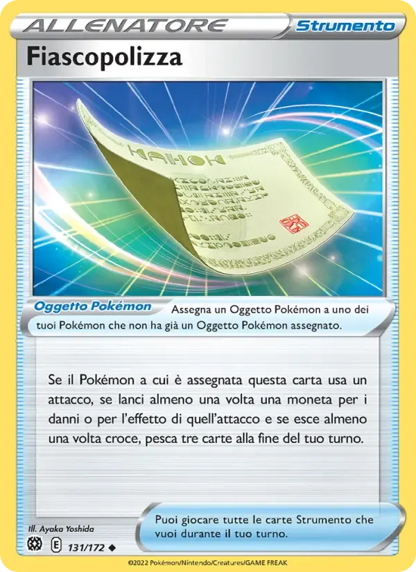 Fiascopolizza — Astri Lucenti 131 Italian Pokémon card