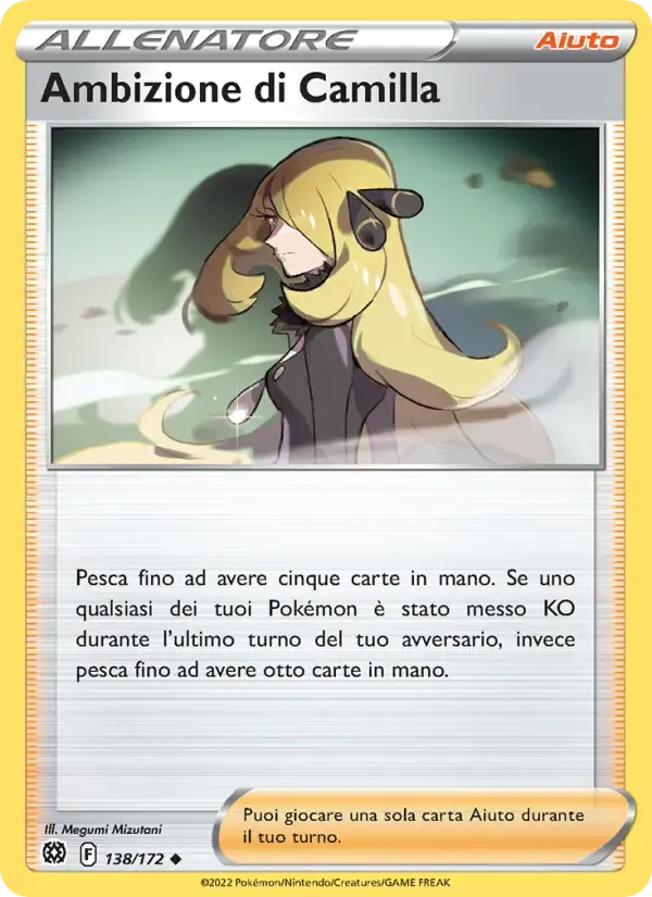 Ambizione di Camilla — Astri Lucenti 138 Italian Pokémon card