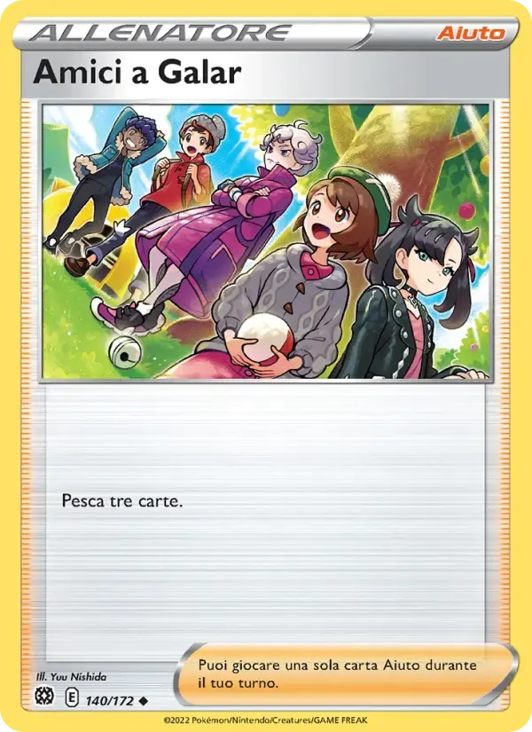 Amici a Galar — Astri Lucenti 140 Italian Pokémon card