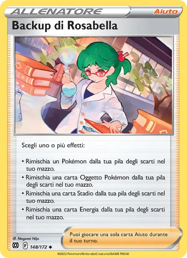 Backup di Rosabella — Astri Lucenti 148 Italian Pokémon card