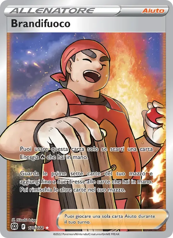 Brandifuoco — Astri Lucenti 170 Italian Pokémon card