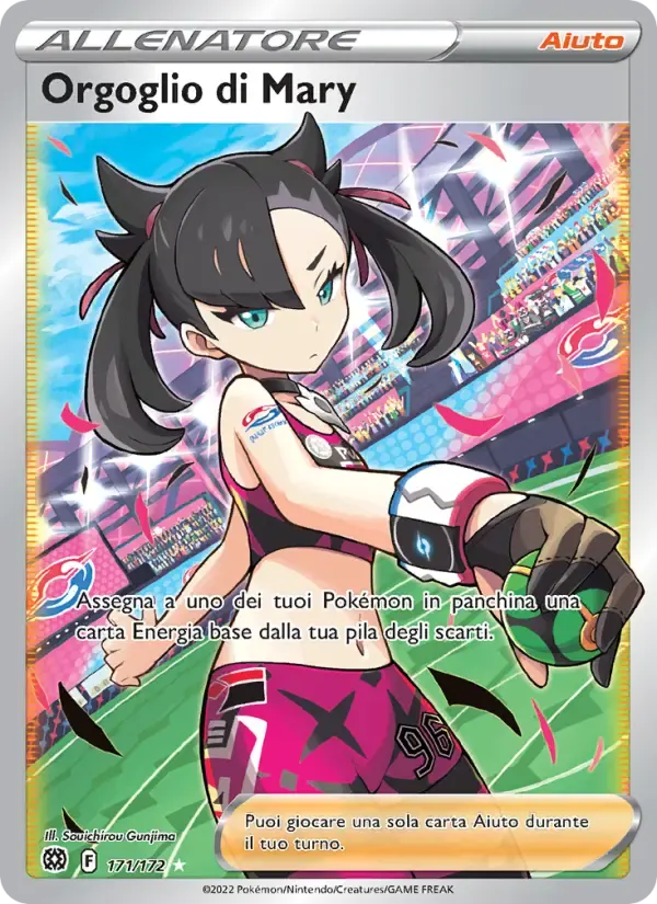 Orgoglio di Mary — Astri Lucenti 171 Italian Pokémon card