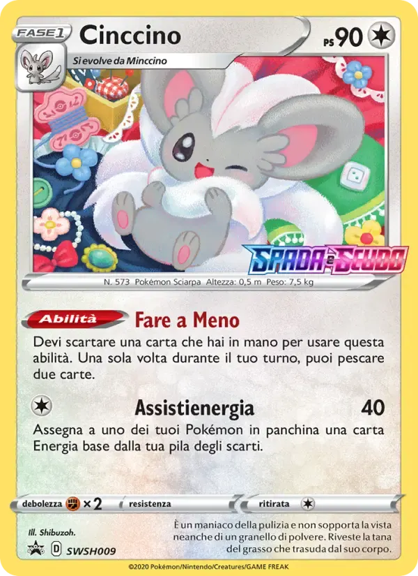 Cinccino — SPSC Promo SWSH009 Italian Pokémon card