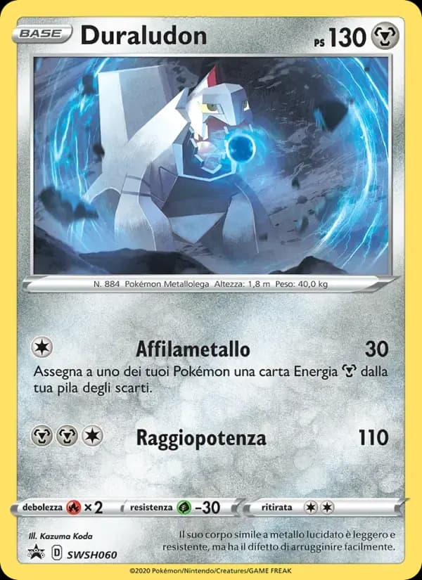 Duraludon — SPSC Promo SWSH060 Italian Pokémon card