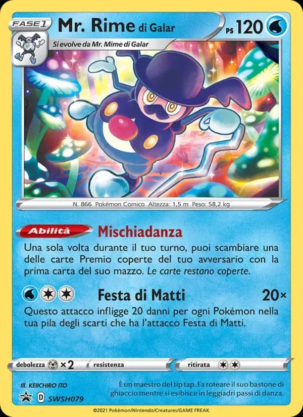 Mr. Rime di Galar — SPSC Promo SWSH079 Italian Pokémon card