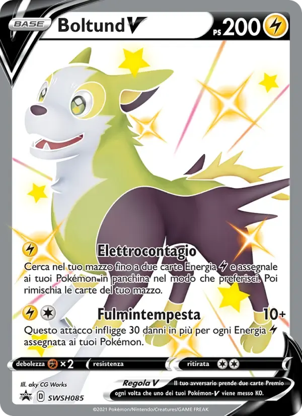 Boltund V — SPSC Promo SWSH085 Italian Pokémon card