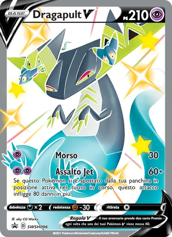 Dragapult V — SPSC Promo SWSH096 Italian Pokémon card