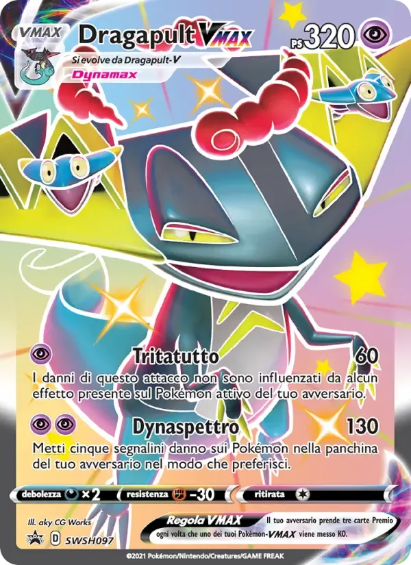 Dragapult VMAX — SPSC Promo SWSH097 Italian Pokémon card
