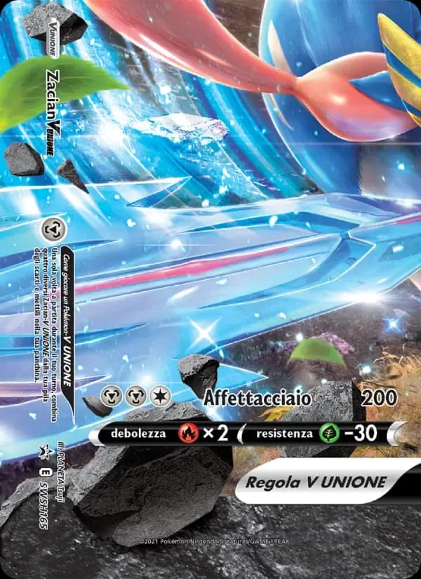 Zacian V UNIONE — SPSC Promo SWSH165 Italian Pokémon card