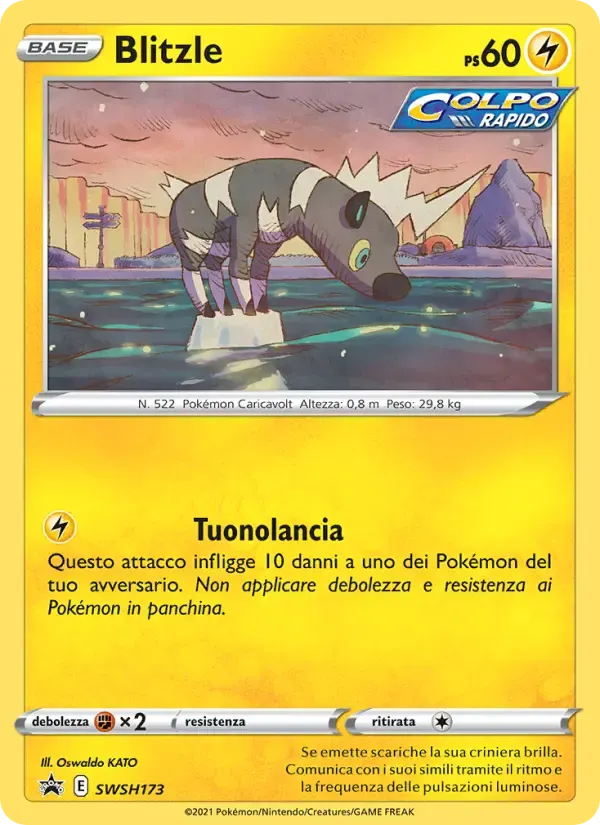 Blitzle — SPSC Promo SWSH173 Italian Pokémon card