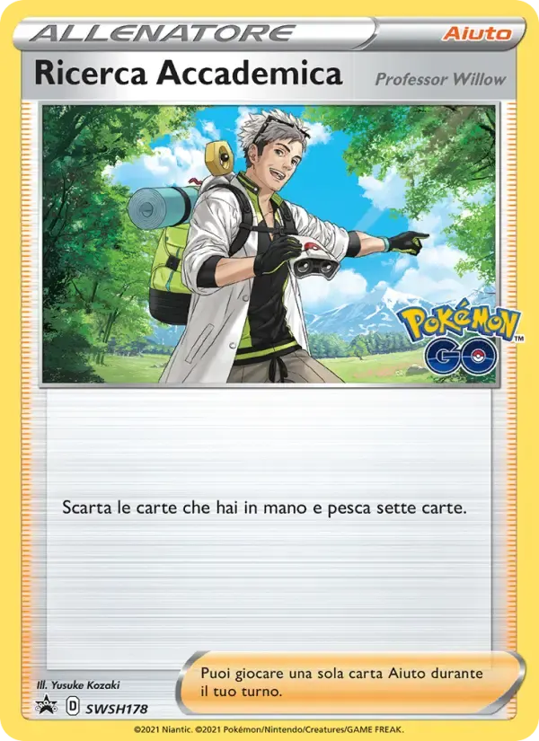Ricerca Accademica — SPSC Promo SWSH178 Italian Pokémon card