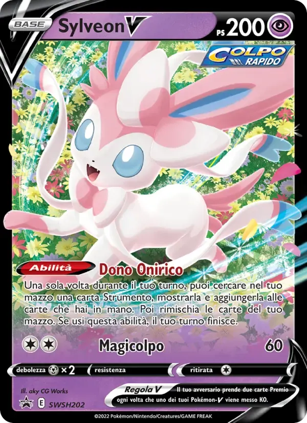 Sylveon V — SPSC Promo SWSH202 Italian Pokémon card