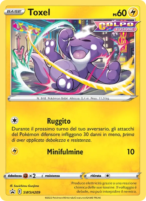 Toxel — SPSC Promo SWSH209 Italian Pokémon card