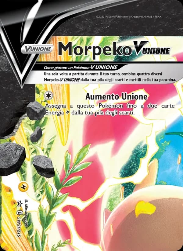 Morpeko V UNIONE — SPSC Promo SWSH215 Italian Pokémon card