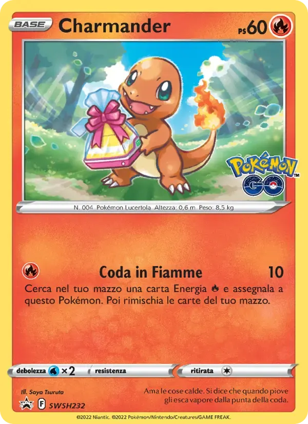 Charmander — SPSC Promo SWSH232 Italian Pokémon card