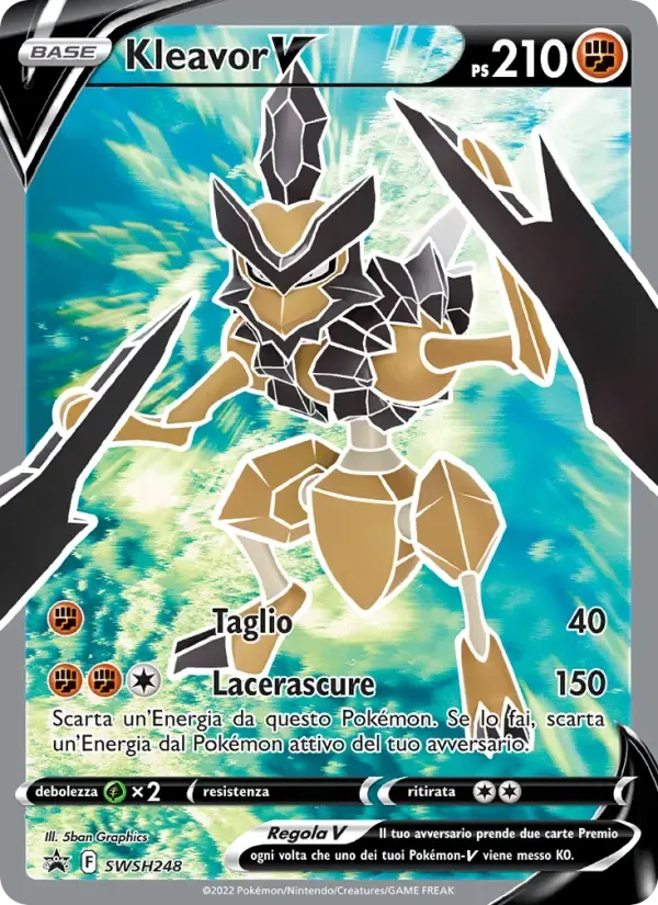 Kleavor V — SPSC Promo SWSH248 Italian Pokémon card