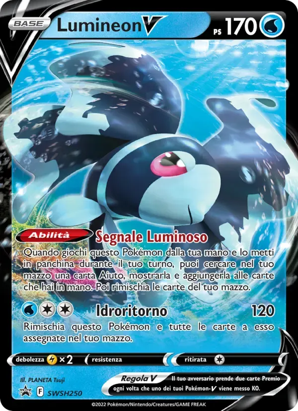 Lumineon V — SPSC Promo SWSH250 Italian Pokémon card