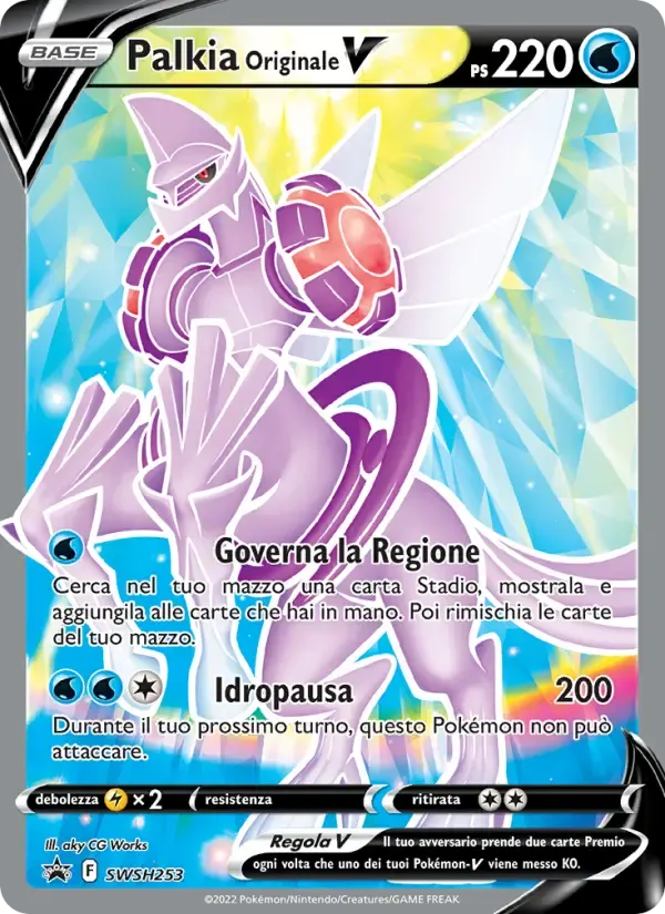 Palkia Originale V — SPSC Promo SWSH253 Italian Pokémon card