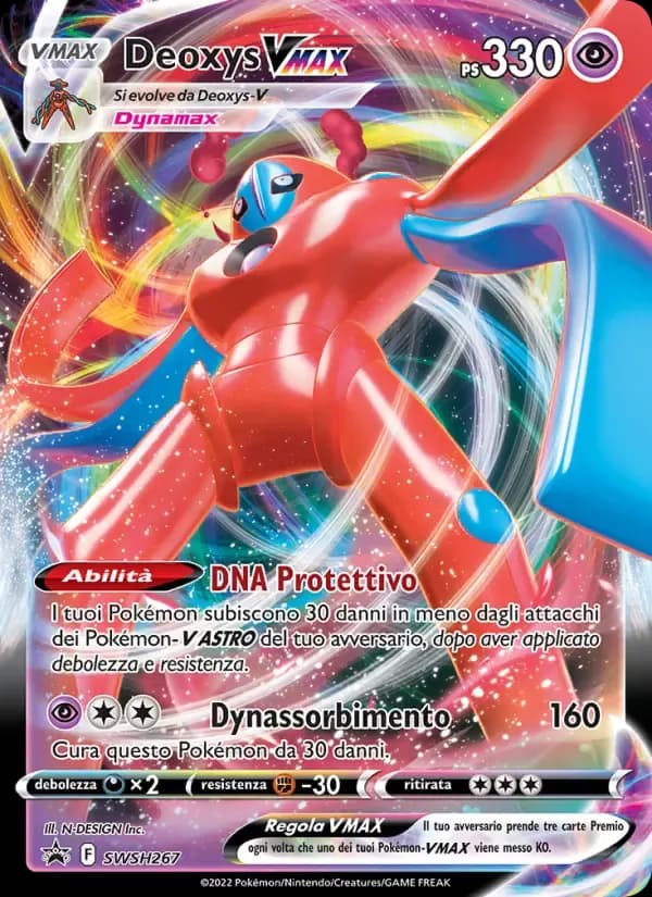 Deoxys VMAX — SPSC Promo SWSH267 Italian Pokémon card