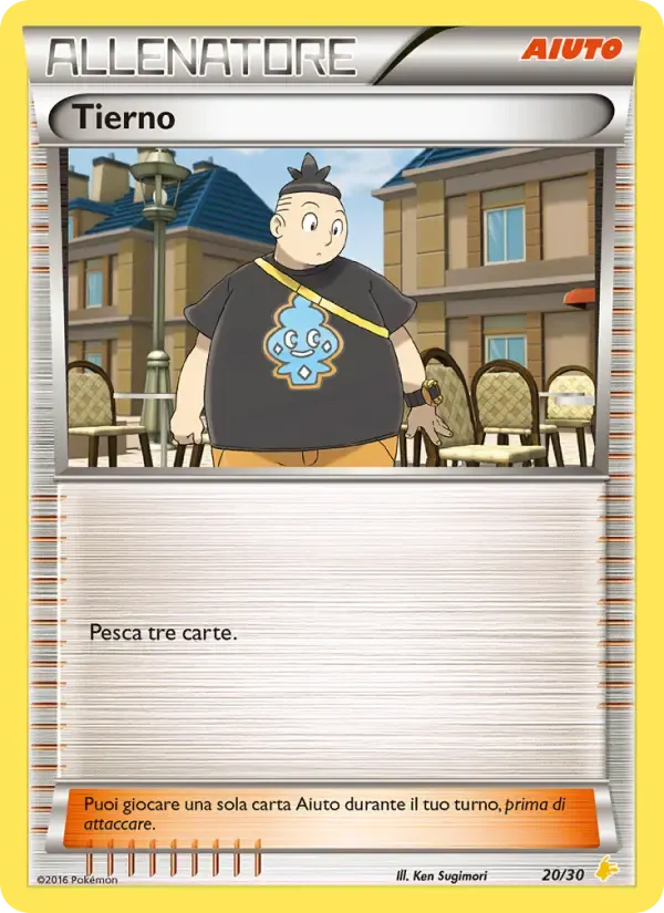 Tierno — XY trainer Kit (Pikachu Libre) 20 Italian Pokémon card