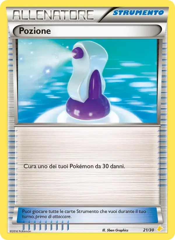 Pozione — XY trainer Kit (Pikachu Libre) 21 Italian Pokémon card