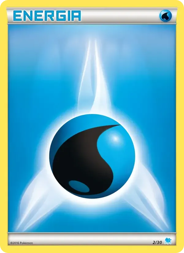 Energia Acqua — XY trainer Kit (Suicune) 2 Italian Pokémon card