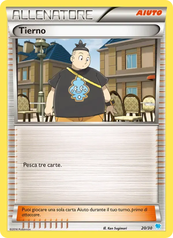 Tierno — XY trainer Kit (Suicune) 20 Italian Pokémon card