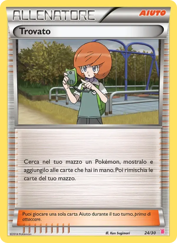 Trovato — XY trainer Kit (Wigglytuff) 24 Italian Pokémon card