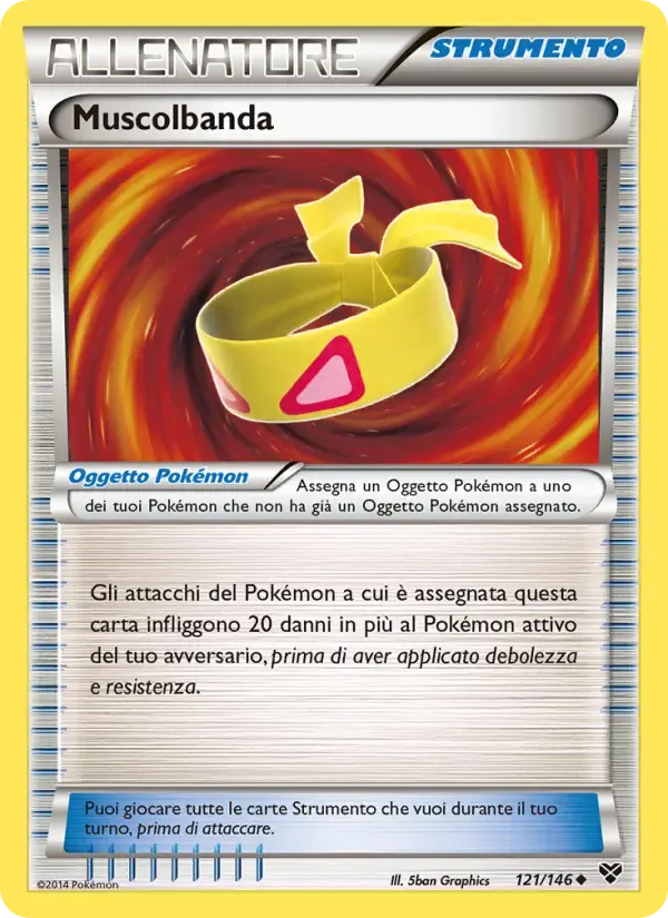 Muscolbanda — XY 121 Italian Pokémon card